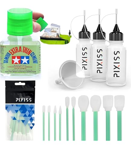 Amazon.com: Tamiya 87012 Plastic Cement 20ml 3pcs Set [Japan